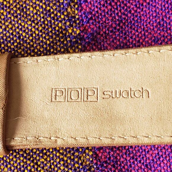 1987 Ultra Rare Black Dots White Dial Swatch Pop Watch, Pop Swatch Watch 80s - Picture 13 of 15